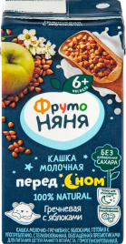Кашка молочно-гречневая яблоко 200мл т/п