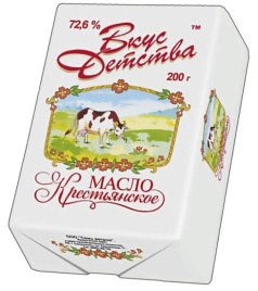 Масло Крестьянское 72.5% 180г