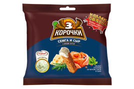 Сухарики ржаные Сыр.семга+соус тартар 60г+25мл