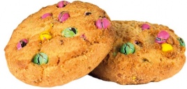 Печенье Яшкино сдобное с цветным драже цена за кг