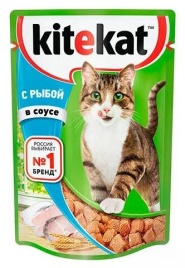 Корм д/котов соус Рыба 85г пауч