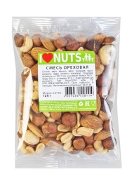 Смесь ореховая 125г