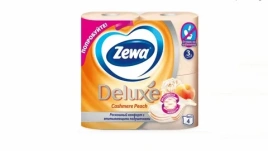 Бумага Deluxe 3сл 4рул Персик