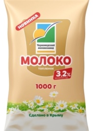 Молоко Топленое  Черноморский молокозавод 3.2% 1л п/э