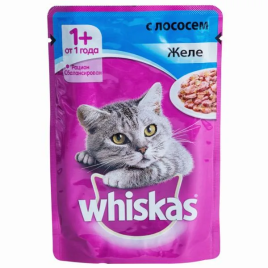 Корм д/котов желе Лосось 75г пауч