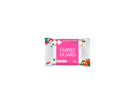 Салфетка влажная д/ детей Bubble Gum 15шт  Family Guard