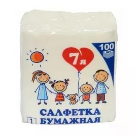 Салфетка Белая 1-сл 100шт