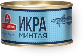 Икра минтая деликатесная люкс ж/б 130г