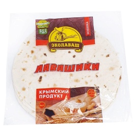Лавашики Эколаваш 125г (5шт)