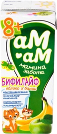 Бифилайф яблоко-банан 2.5% д/детей от 8 мес