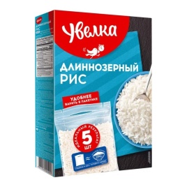 Рис длинный пропар. вар/пак (5*80г) 400г