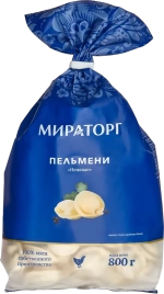 Пельмени Нежные с/м пакет 800г