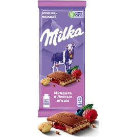 Шоколад Миндаль/лесные ягоды 80г