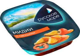 Салат из мяса мидии чилий вар с овощ 150г