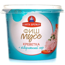 Паста Фиш Мусс Креветка + творожный сыр 140г