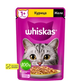 Корм д/котов желе Курица 75г пауч