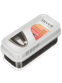 Губка д/обуви черная широкая Silver
