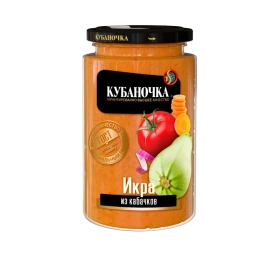 Икра из кабачков Кубаночка с/б 360г