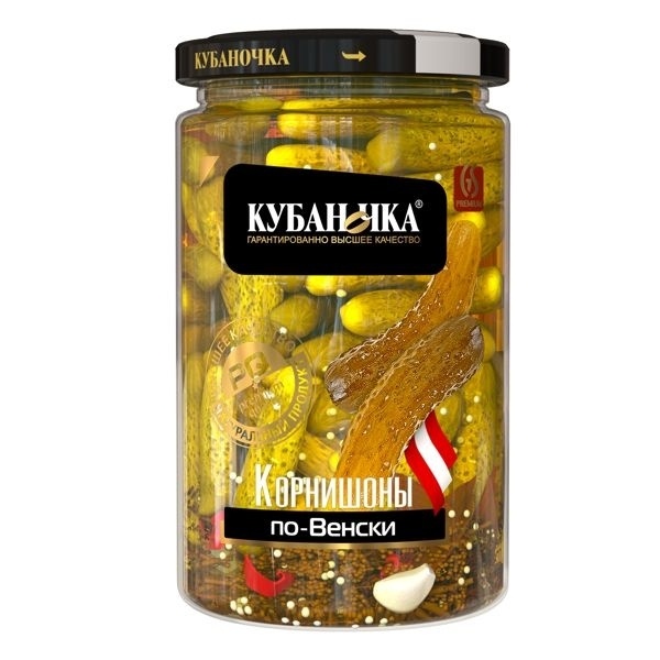 Корнишоны по-Венски 360г ст/б фото 1