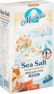 Соль морская мелкая 750г к/к фото 1