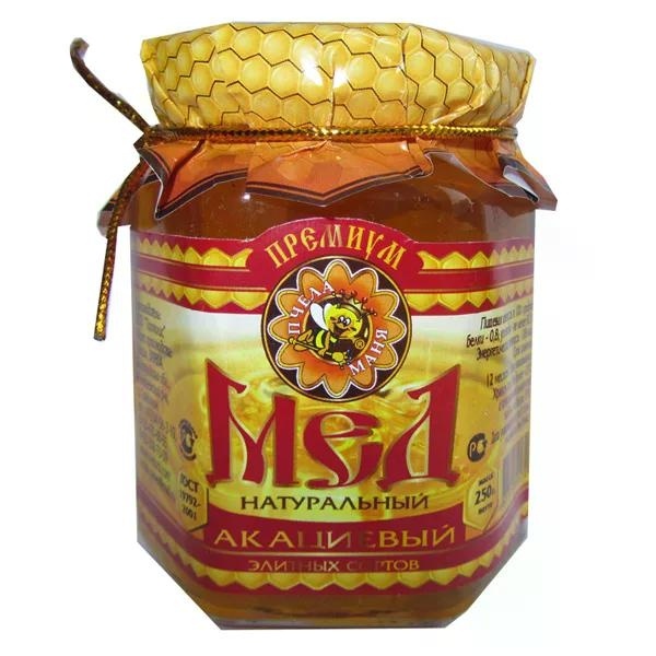 Мёд Акациевый 6-тигран 250г фото 1