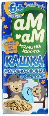 Кашка молочно-овсяная 2.5% 210г фото 1