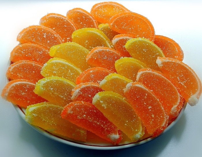 Мармелад апельсино лимонные дольки вес фото 1