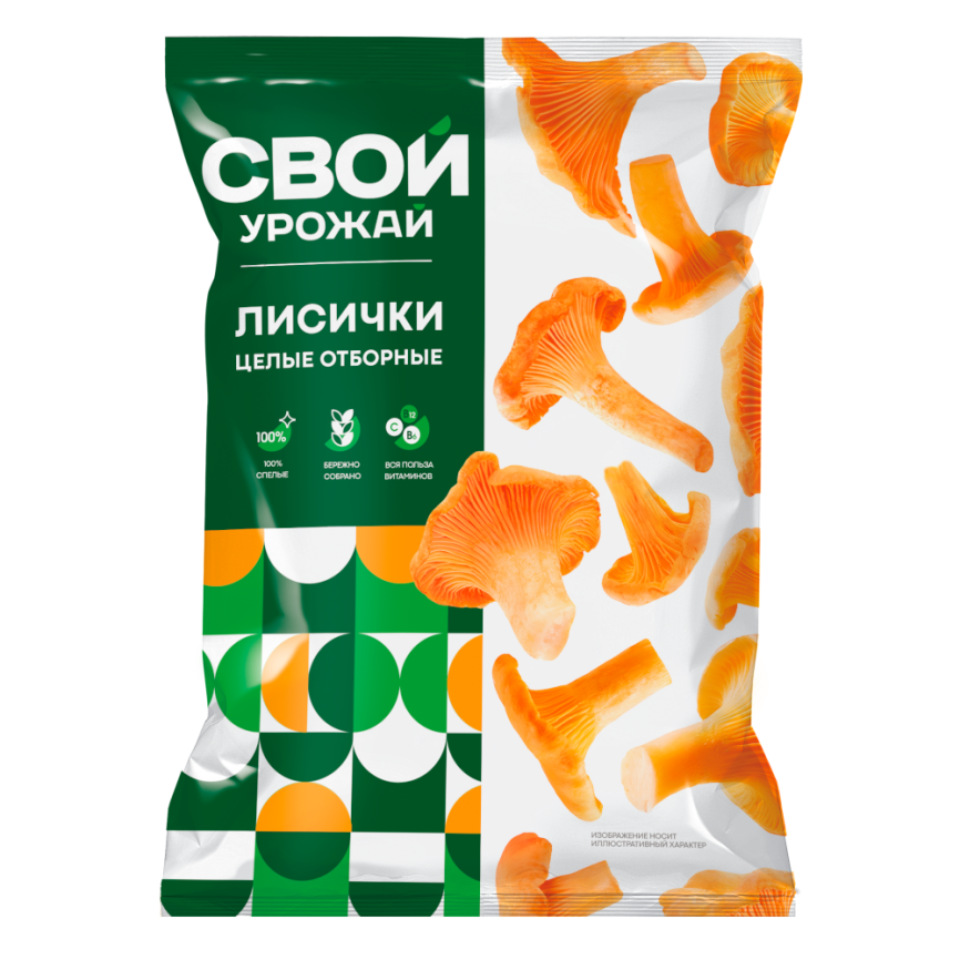 Грибы Лисички с/м 300г фото 1