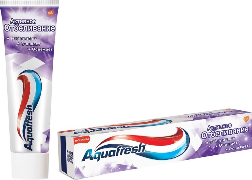 Зубная паста  Aquafresh Активное отбеливание 100 мл фото 1