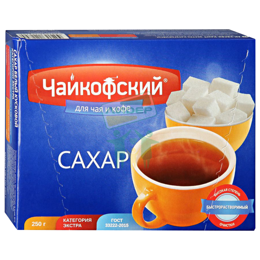 Сахар белый кусковой 250г фото 1