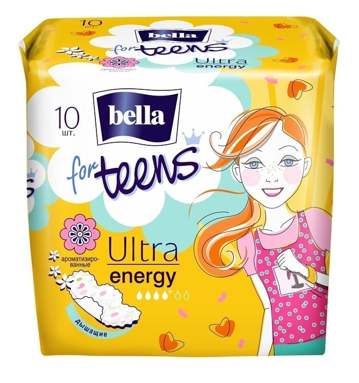 Прокладки UltraEnergyDeo 10шт Bella фото 1