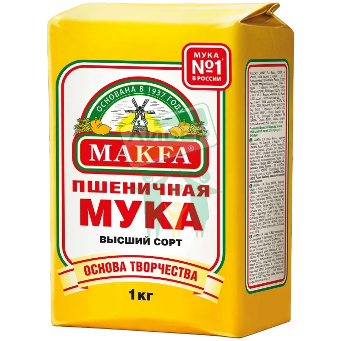 Мука пшеничная в/с 1кг фото 2