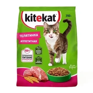 Корм д/котов сухой Телятина 350г фото 1