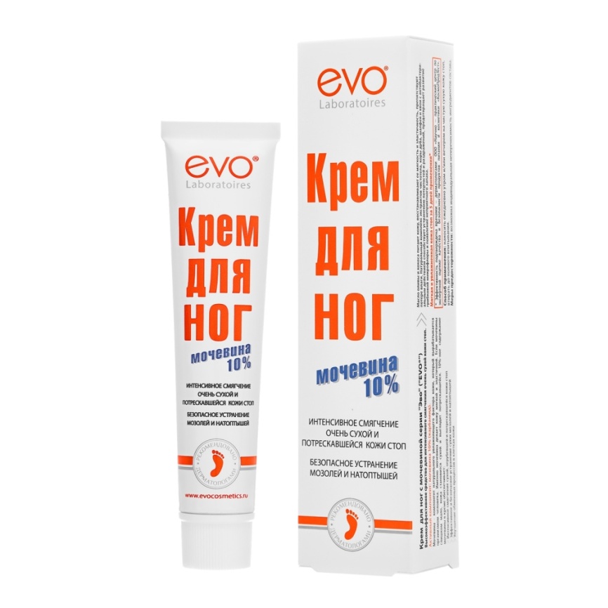 Крем д/ног с Мочевиной 10% EVO 50мл фото 1