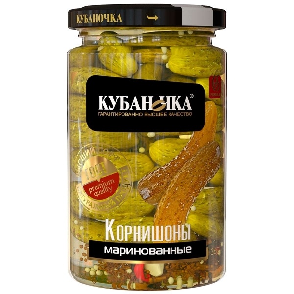 Корнишоны маринованные с/б 360г фото 1