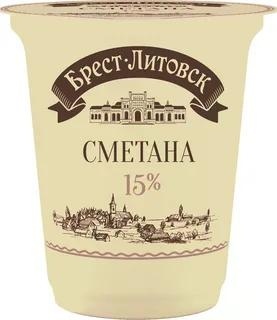 Сметана 15 % 300 г ст фото 2