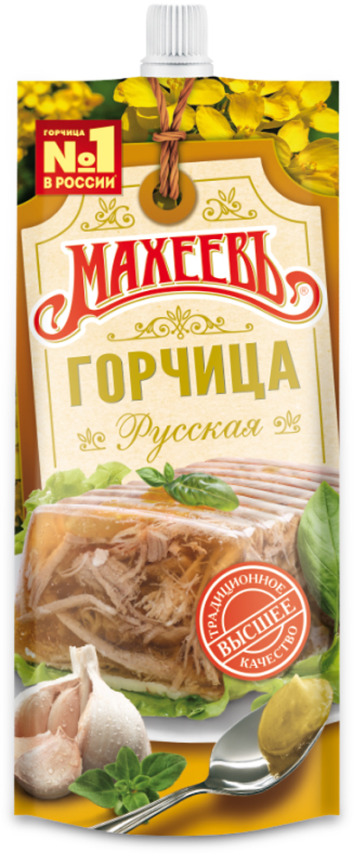 Горчица Русская 140г д/п дозатор фото 1