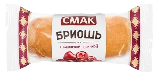 Булочка французская Бриошь вишня 40г фото 2