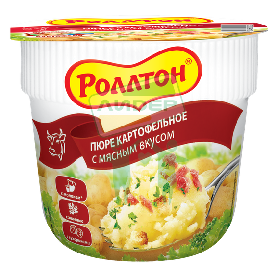 Пюре картофельное с вкусом мясо 40г фото 1