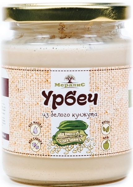 Урбеч из белого кунжута 230г фото 1