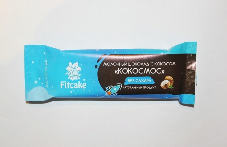 Шоколад молочн с кокосом КОКОСМОС 50гр фото 1