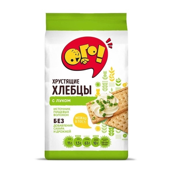 Хлебцы с луком 75г фото 2