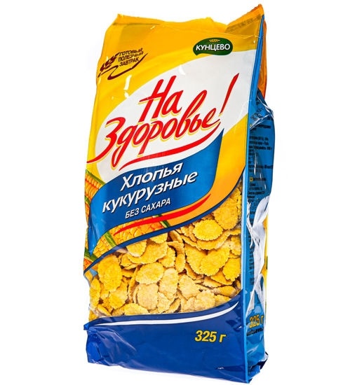 Хлопья кукурузные б/с 325г фото 1