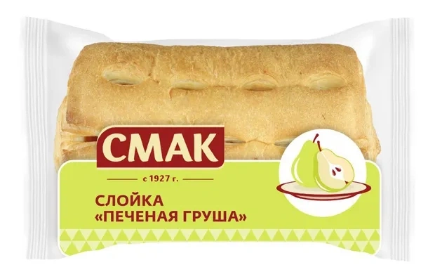 Слоечка с грушей Новый смак 440г фото 1