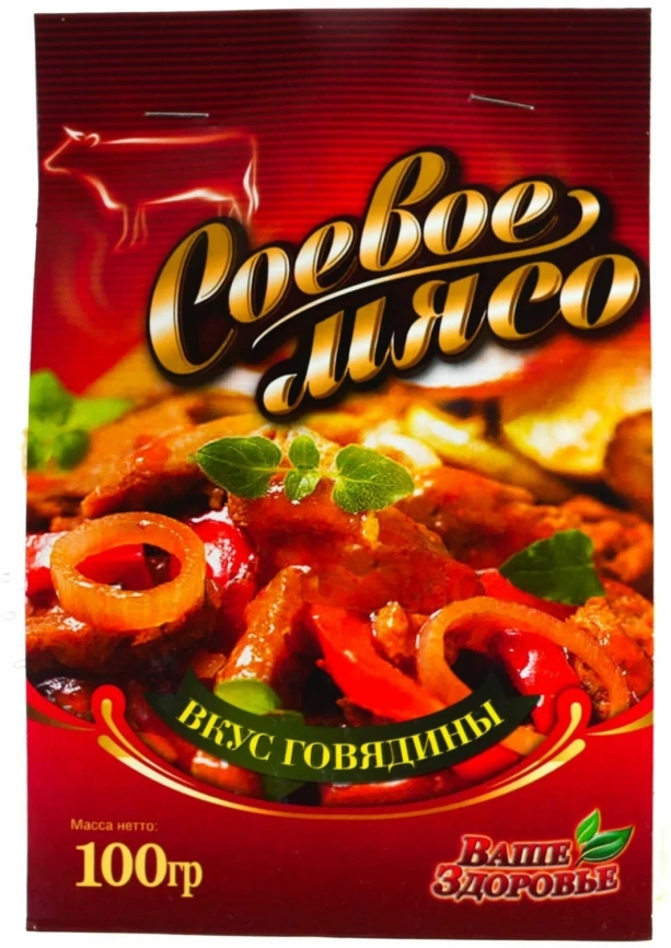Соевое мясо вкус Говядины 100г фото 1