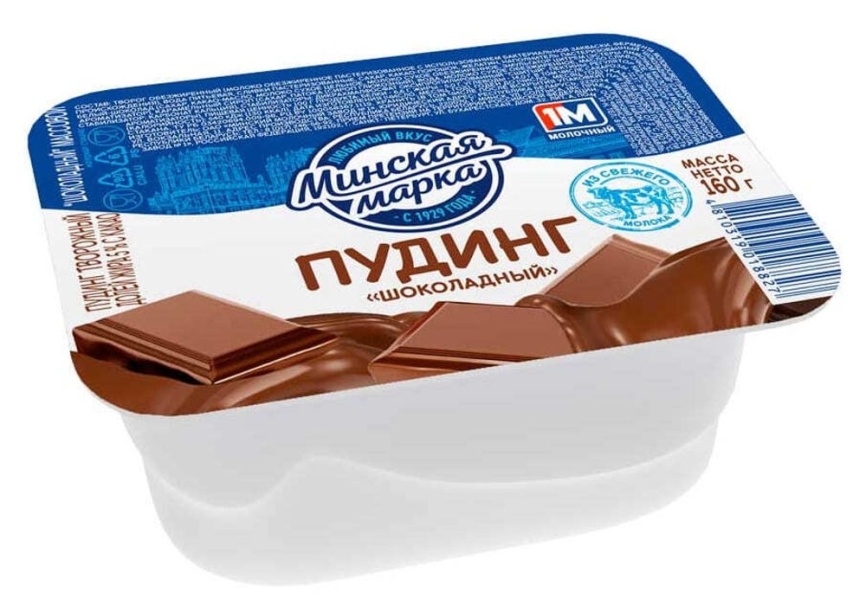 Пудинг Шоколадный 5% 160г фото 1
