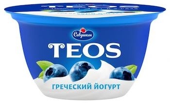 Йогурт Греческий 2.0 % Черника 140 г п/ст фото 1
