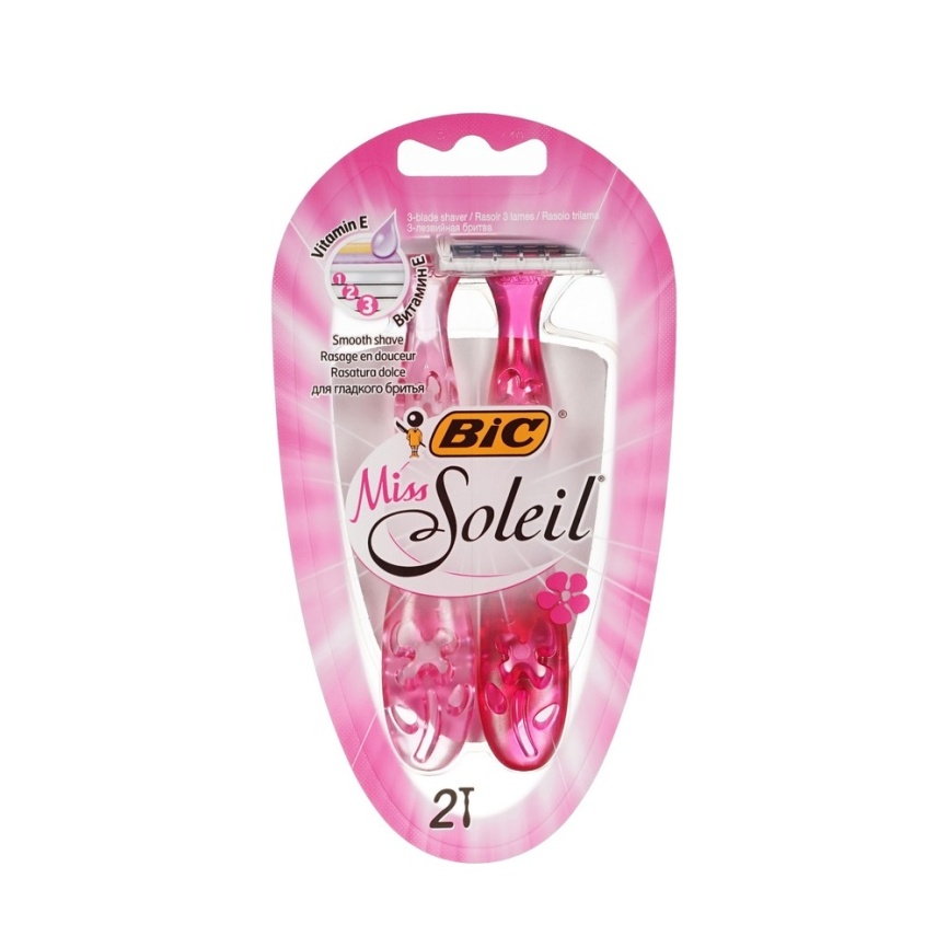 Станки одноразовые жен MissSoleil 2шт  Bic фото 1