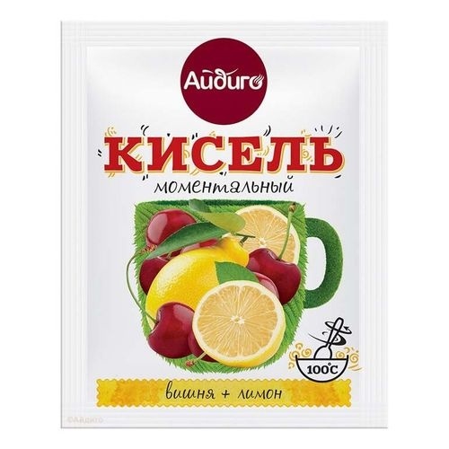 Кисель моментальный вишня+лимон 30 г фото 1