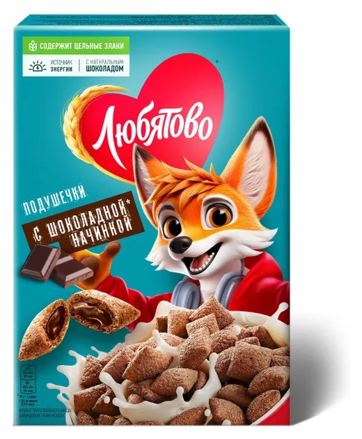ГотЗавтрак Подушечки с шоко начинкой 220г фото 2